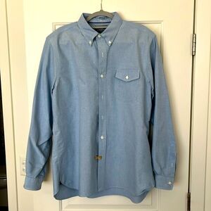 A Ralph Lauren Shirt.Long Sleeved.Size XL.Color Blue.Shirt has been dry cleaned.